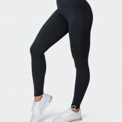 Muscle Nation Non Scrunch Superior Squat Full Length Leggings - Black