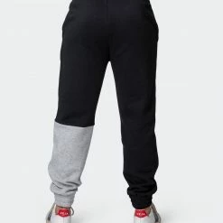 Muscle Nation Fast Break Trackies - Black/Light Grey Marl 23 Muscle Nation Fast Break Trackies - Black/Light Grey Marl