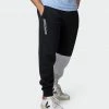 Muscle Nation Fast Break Trackies - Black/Light Grey Marl 2 Muscle Nation Fast Break Trackies - Black/Light Grey Marl