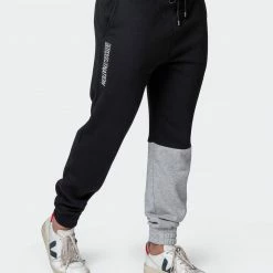 Muscle Nation Fast Break Trackies - Black/Light Grey Marl 17 Muscle Nation Fast Break Trackies - Black/Light Grey Marl