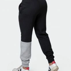 Muscle Nation Fast Break Trackies - Black/Light Grey Marl 18 Muscle Nation Fast Break Trackies - Black/Light Grey Marl
