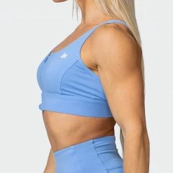 Muscle Nation Featured Bounce Defence Bra - Arctic Blue