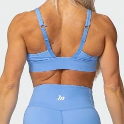 Muscle Nation Featured Bounce Defence Bra - Arctic Blue