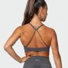 Muscle Nation Featured Braided Bralette - Charcoal