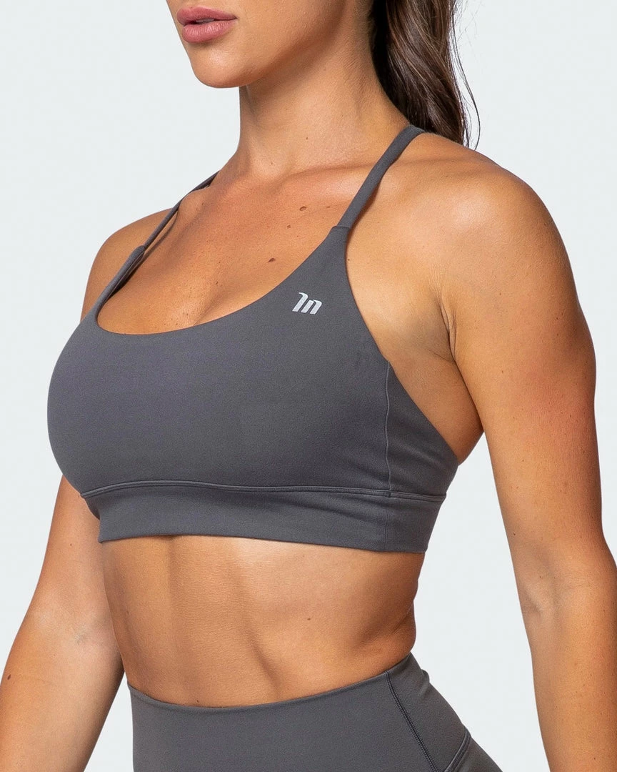 Muscle Nation Featured Braided Bralette - Charcoal 5 Muscle Nation Featured Braided Bralette - Charcoal