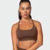 Muscle Nation Braided Bralette - Chestnut Featured