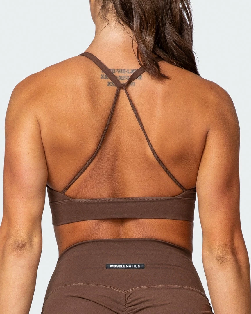 Muscle Nation Braided Bralette - Chestnut Featured 5 Muscle Nation Braided Bralette - Chestnut Featured