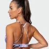 Muscle Nation Featured Braided Bralette - Marble Print 1 Muscle Nation Featured Braided Bralette - Marble Print