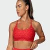 Muscle Nation Featured Braided Bralette - Mini Cheetah Print 2 Muscle Nation Featured Braided Bralette - Mini Cheetah Print