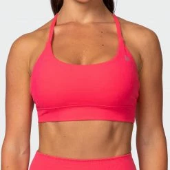 Muscle Nation Braided Bralette - Paradise Pink Featured