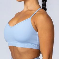 Muscle Nation Womens Free Throw Bralette - Cashmere Blue