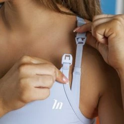 Muscle Nation MN Classic Maternity Bra - Cashmere Blue