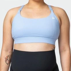 Muscle Nation MN Classic Maternity Bra - Cashmere Blue