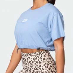 Muscle Nation Womens Point Guard Tee - Cashmere Blue 13 Muscle Nation Womens Point Guard Tee - Cashmere Blue