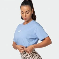 Muscle Nation Womens Point Guard Tee - Cashmere Blue 14 Muscle Nation Womens Point Guard Tee - Cashmere Blue