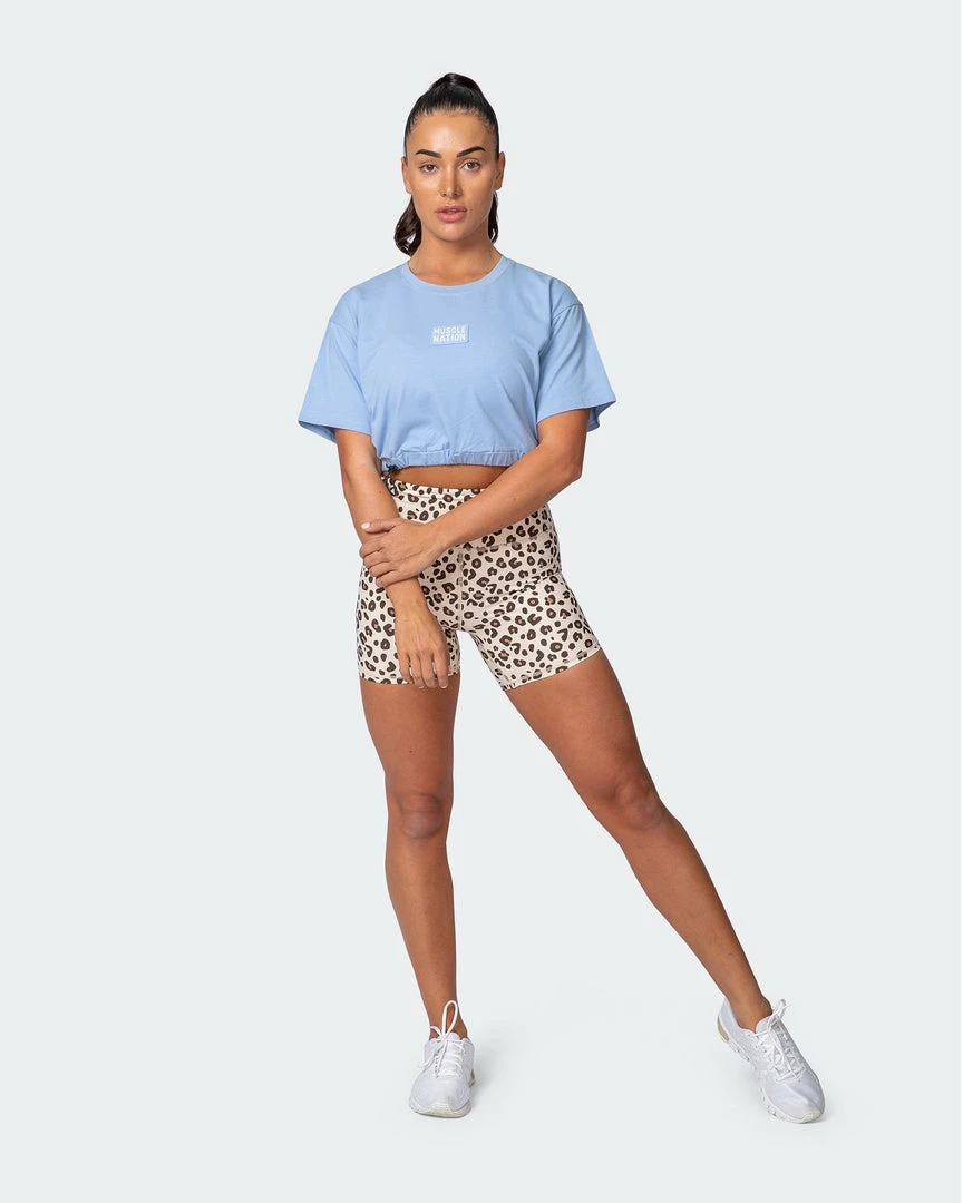 Muscle Nation Womens Point Guard Tee - Cashmere Blue 7 Muscle Nation Womens Point Guard Tee - Cashmere Blue