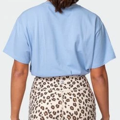 Muscle Nation Womens Point Guard Tee - Cashmere Blue 19 Muscle Nation Womens Point Guard Tee - Cashmere Blue