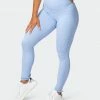 Muscle Nation Superior Squat Full Length Leggings - Cashmere Blue Non Scrunch