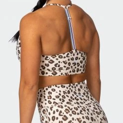 Muscle Nation Womens Free Throw Bralette - Cheetah Print 21 Muscle Nation Womens Free Throw Bralette - Cheetah Print