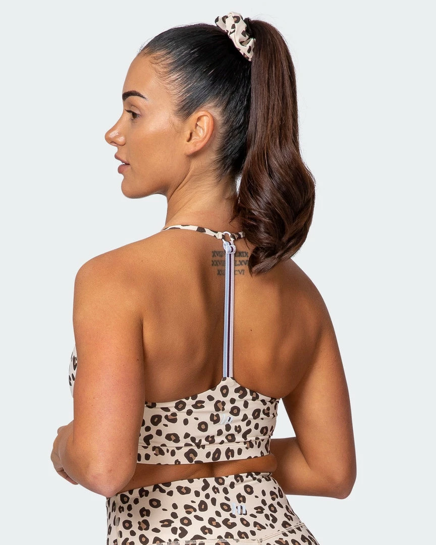 Muscle Nation Womens Free Throw Bralette - Cheetah Print 3 Muscle Nation Womens Free Throw Bralette - Cheetah Print