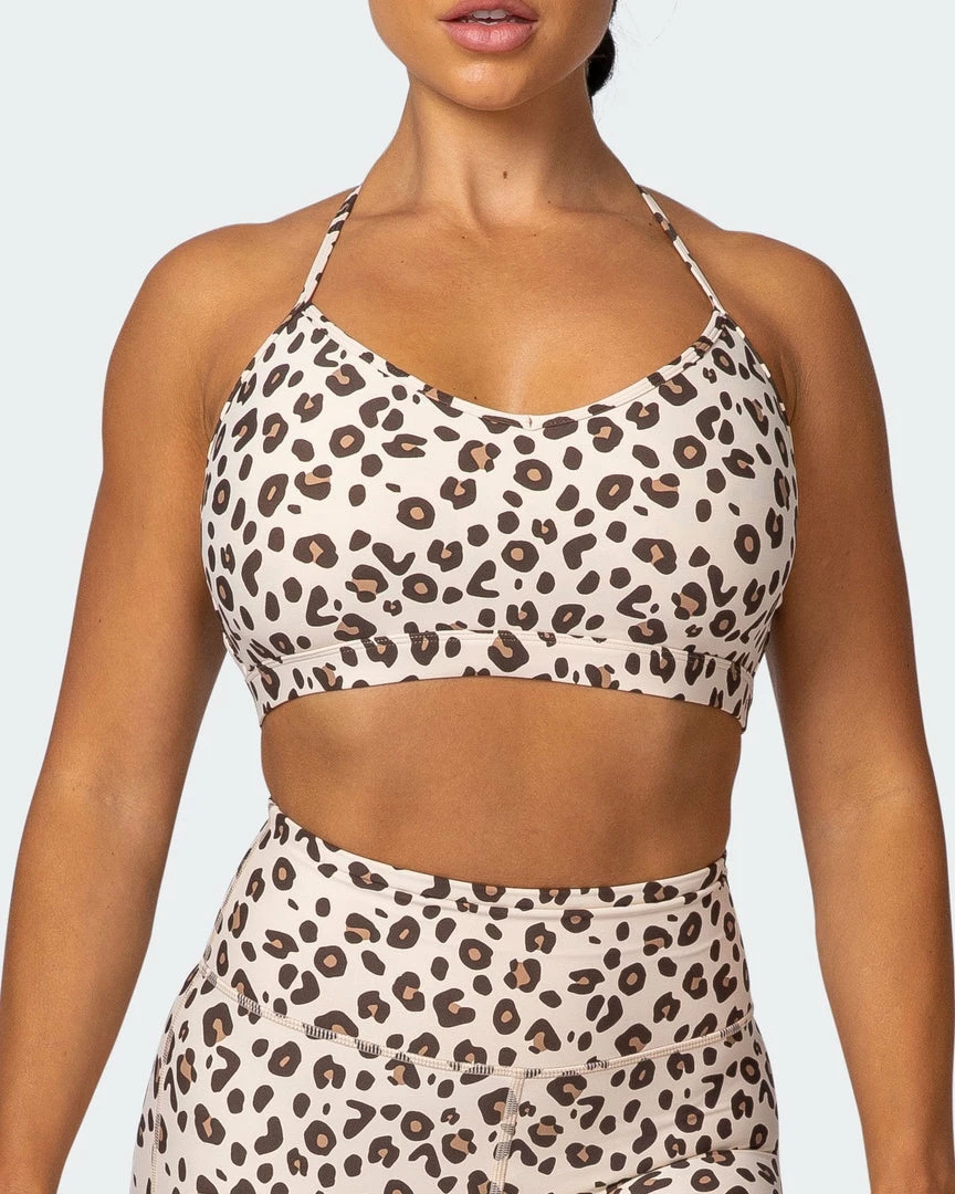 Muscle Nation Womens Free Throw Bralette - Cheetah Print 6 Muscle Nation Womens Free Throw Bralette - Cheetah Print