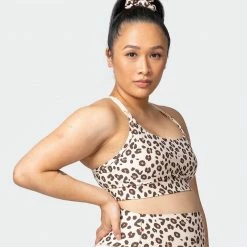 Muscle Nation MN Classic Maternity Bra - Cheetah Print
