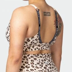 Muscle Nation MN Classic Maternity Bra - Cheetah Print