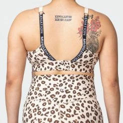 Muscle Nation MN Classic Maternity Bra - Cheetah Print
