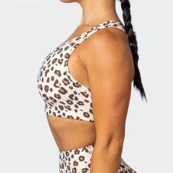 Muscle Nation Womens Strike Bra - Cheetah Print 16 Muscle Nation Womens Strike Bra - Cheetah Print