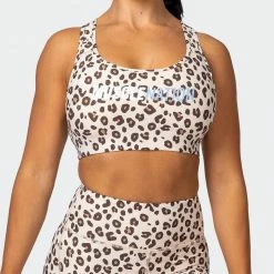 Muscle Nation Womens Strike Bra - Cheetah Print 18 Muscle Nation Womens Strike Bra - Cheetah Print