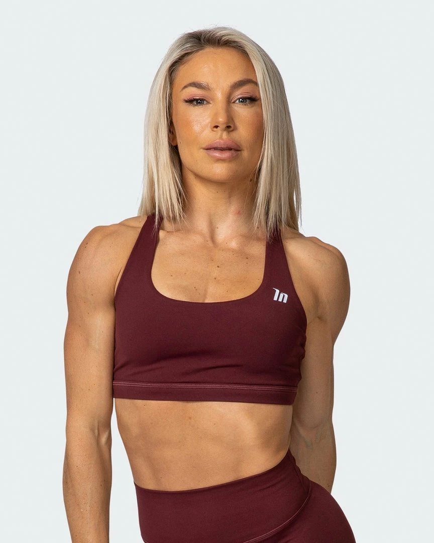 Muscle Nation Classic Bra - Merlot 3 Muscle Nation Classic Bra - Merlot