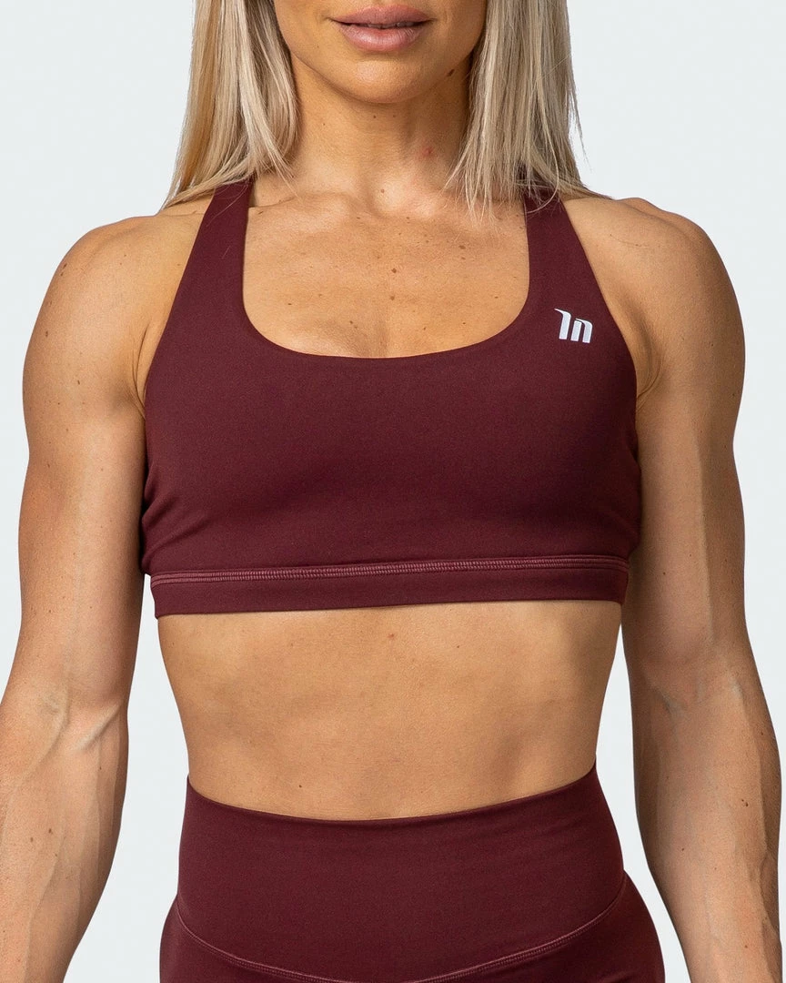 Muscle Nation Classic Bra - Merlot 4 Muscle Nation Classic Bra - Merlot