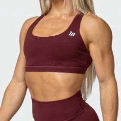 Muscle Nation Classic Bra - Merlot 11 Muscle Nation Classic Bra - Merlot