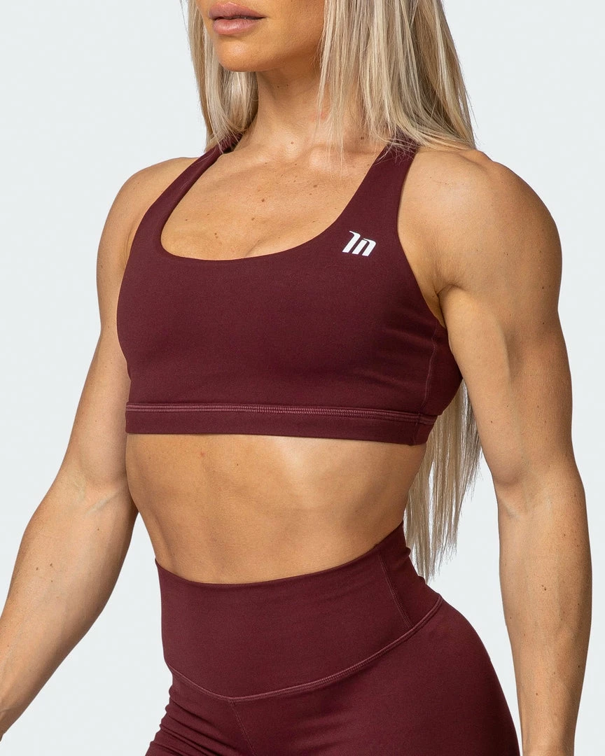 Muscle Nation Classic Bra - Merlot 5 Muscle Nation Classic Bra - Merlot