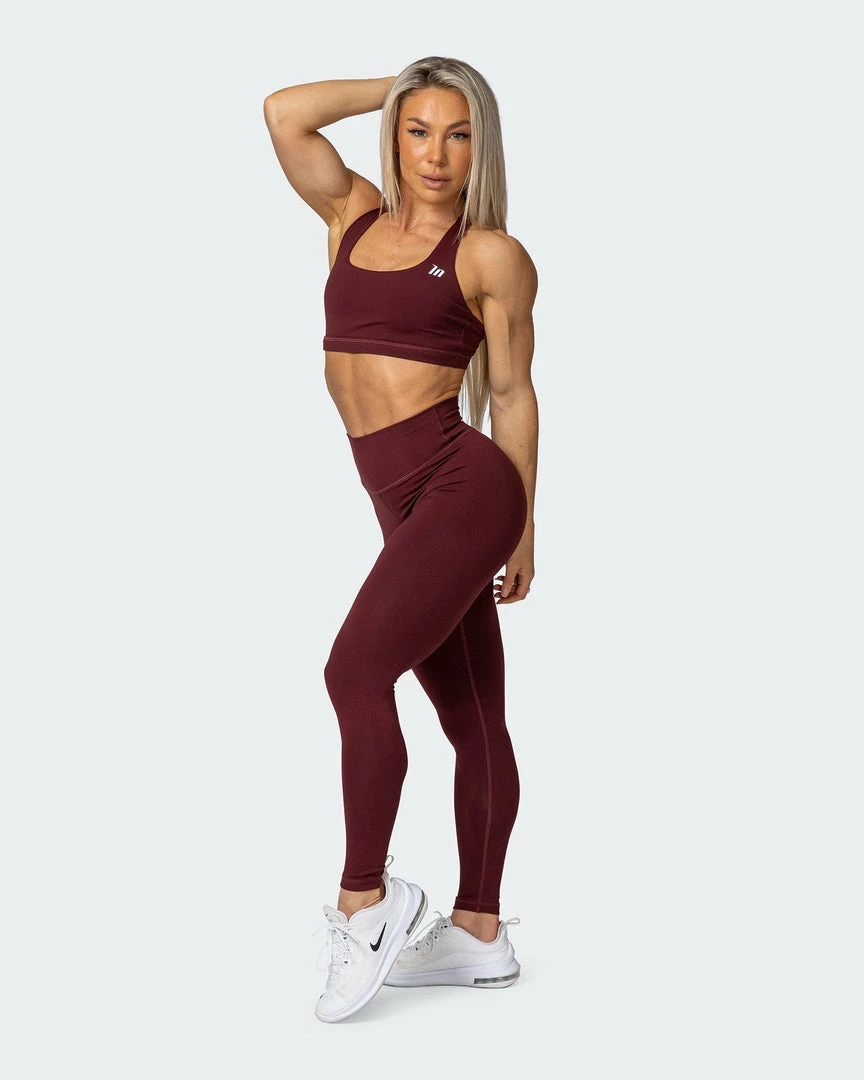 Muscle Nation Classic Bra - Merlot 6 Muscle Nation Classic Bra - Merlot