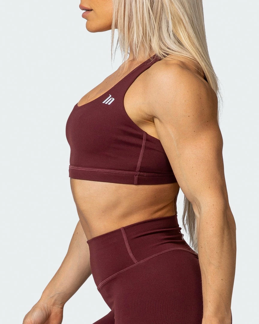 Muscle Nation Classic Bra - Merlot 7 Muscle Nation Classic Bra - Merlot