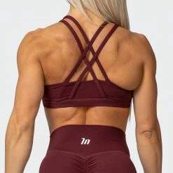 Muscle Nation Classic Bra - Merlot 14 Muscle Nation Classic Bra - Merlot