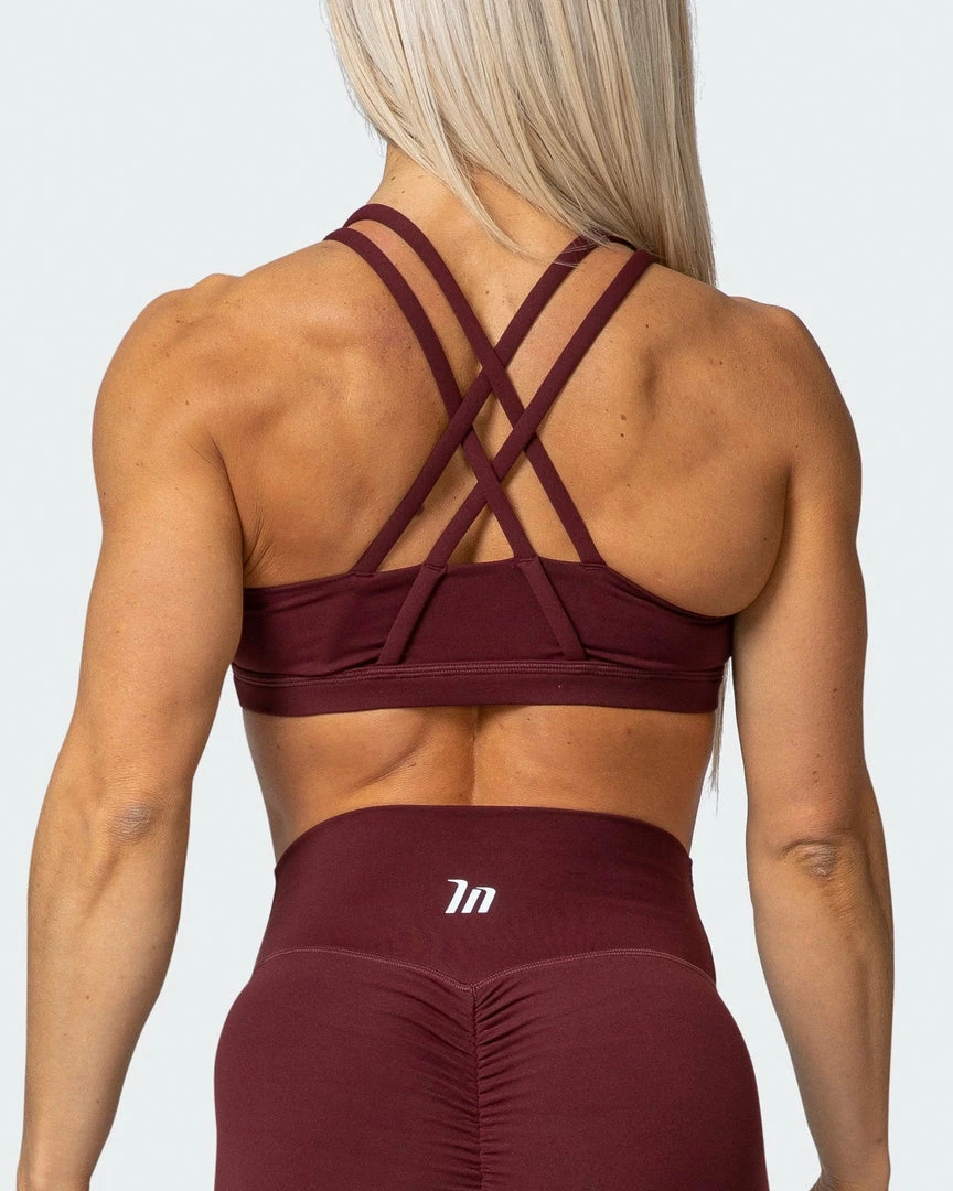 Muscle Nation Classic Bra - Merlot 8 Muscle Nation Classic Bra - Merlot