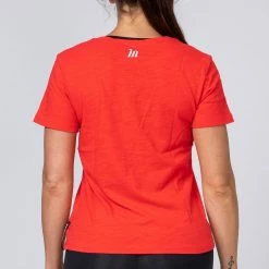 Muscle Nation Classic Womens Tee - Red