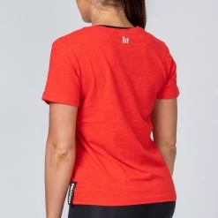 Muscle Nation Classic Womens Tee - Red 10 Muscle Nation Classic Womens Tee - Red