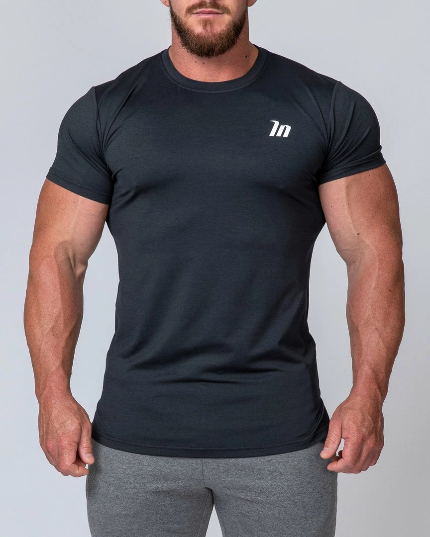 Muscle Nation Mens ClimaFlex Tshirt - Black 5 Muscle Nation Mens ClimaFlex Tshirt - Black