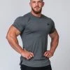 Muscle Nation ClimaFlex Tshirt - Charcoal Marl Mens