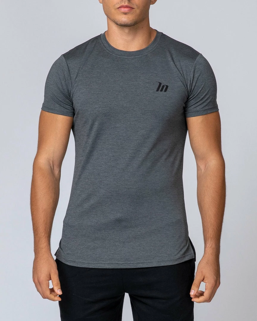 Muscle Nation ClimaFlex Tshirt - Charcoal Marl Mens 5 Muscle Nation ClimaFlex Tshirt - Charcoal Marl Mens