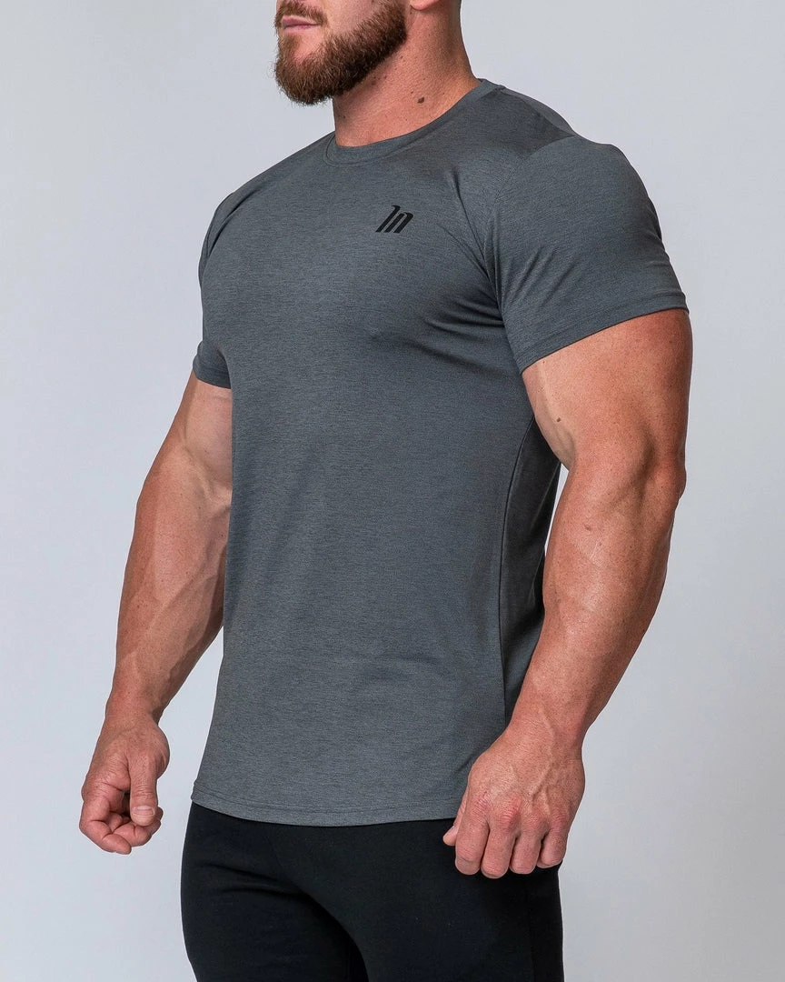 Muscle Nation ClimaFlex Tshirt - Charcoal Marl Mens 6 Muscle Nation ClimaFlex Tshirt - Charcoal Marl Mens