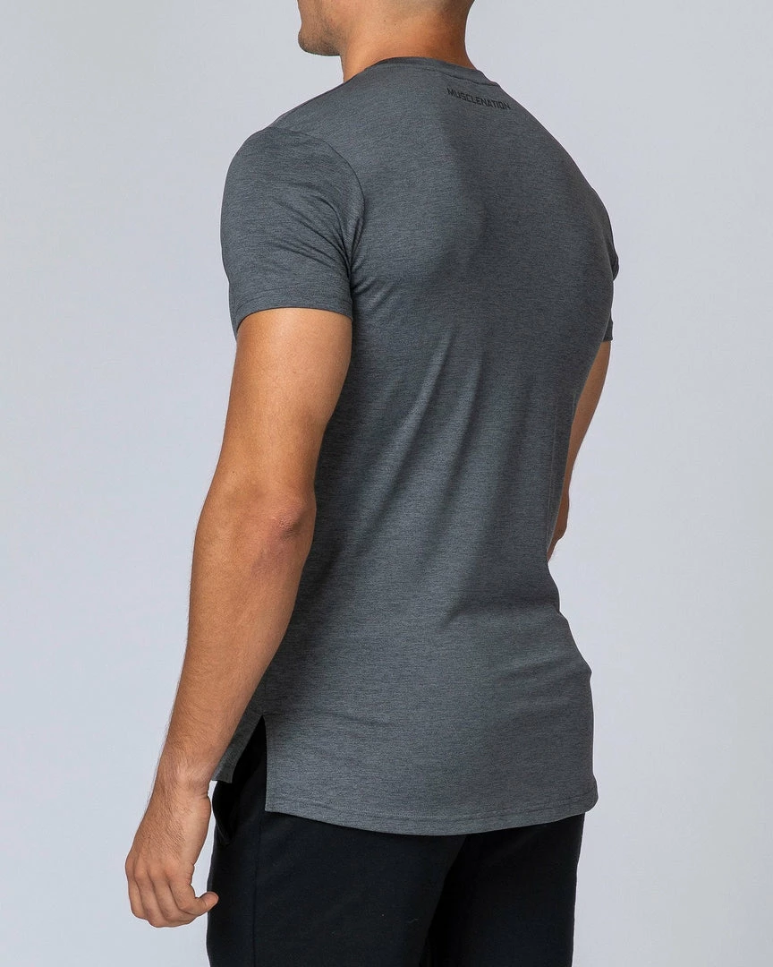 Muscle Nation ClimaFlex Tshirt - Charcoal Marl Mens 8 Muscle Nation ClimaFlex Tshirt - Charcoal Marl Mens