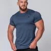 Muscle Nation ClimaFlex Tshirt - Navy Marl Mens