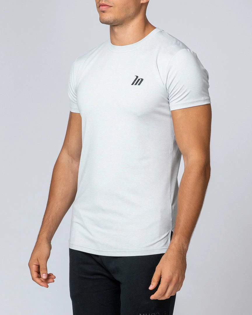 Muscle Nation ClimaFlex Tshirt - White Marl Mens 6 Muscle Nation ClimaFlex Tshirt - White Marl Mens