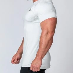Muscle Nation ClimaFlex Tshirt - White Marl Mens 15 Muscle Nation ClimaFlex Tshirt - White Marl Mens