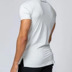 Muscle Nation ClimaFlex Tshirt - White Marl Mens 16 Muscle Nation ClimaFlex Tshirt - White Marl Mens