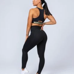 Muscle Nation Comfort Bra - Black With Acid Lime Womens 15 Muscle Nation Comfort Bra - Black With Acid Lime Womens